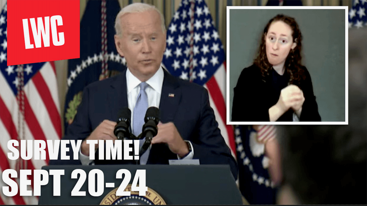 SURVEY FRIDAY: Opine on This Week's News (Sept 20-24)