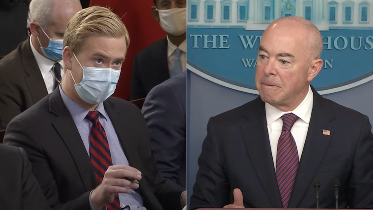 DOOCY Hammers Mayorkas on Fake News of Whipgate, Mayorkas Responds with Pure Word Vomit