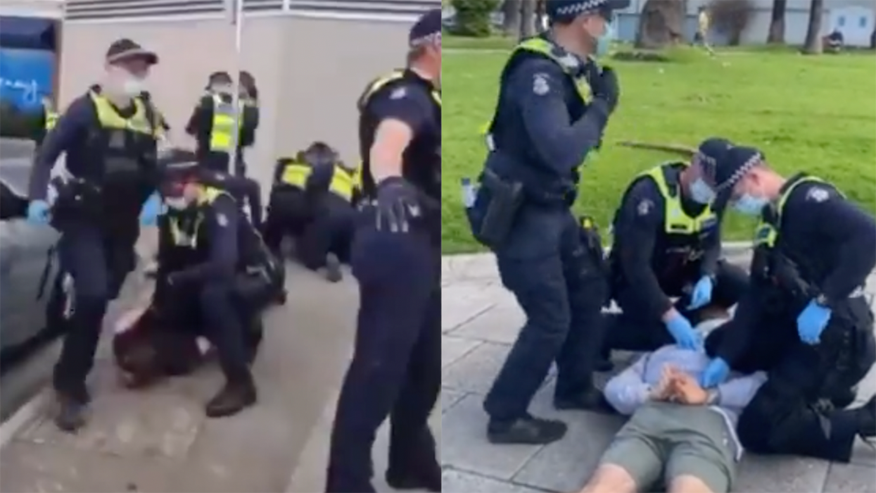 'No Valid Reason to Be Here': Australian Police Go Full Police State, Swarm People Not Wearing Masks