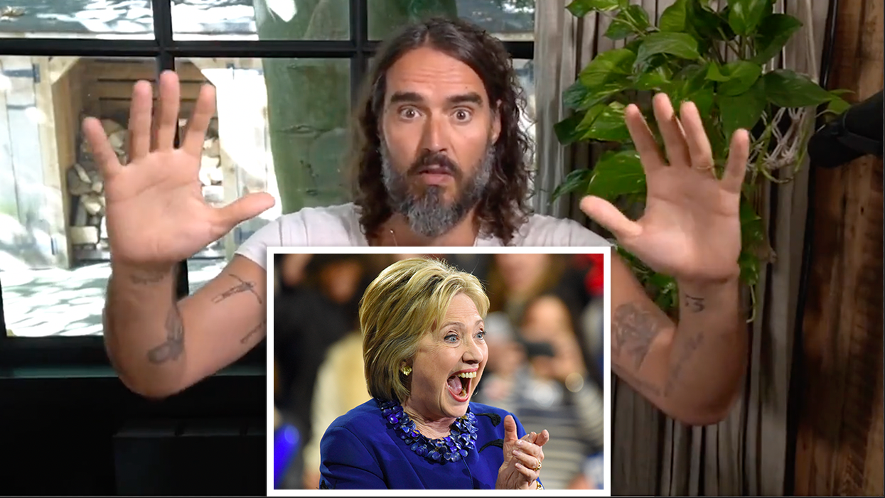 Russell Brand 'Gobsmacked, Flabbergasted' to Discover Hillary Clinton Was Behind 'Russiagate' Hoax