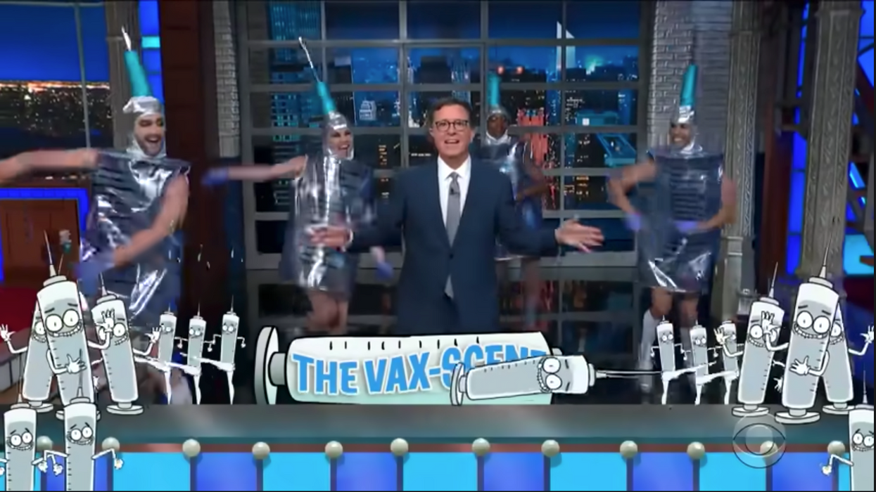 Stephen Colbert's 'The Vax-Scene' Dance is so Cringe, Your Soul May Actually Leave Your Body