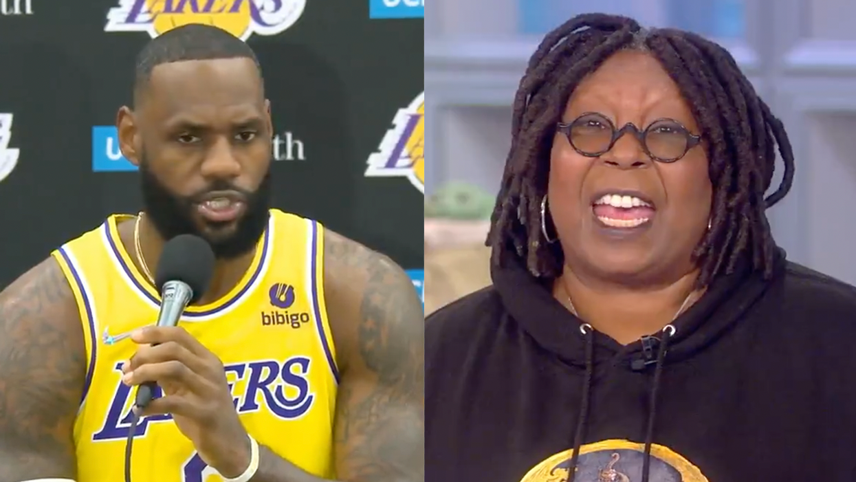 Whoopi Goldberg Lashes Out at LeBron James, Essentially Says Either Support Vaccines or Shut Up and Dribble