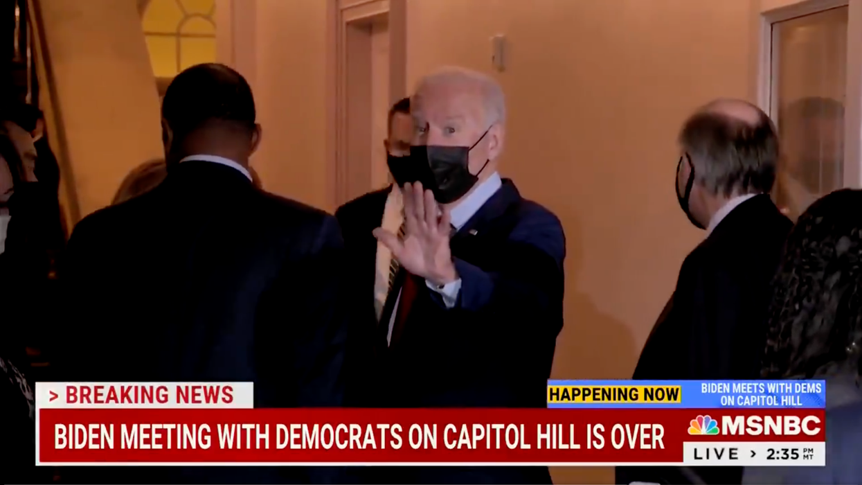Joe Biden Snaps at Another Reporter, Spouts Gibberish After Failing to Unite Democrats