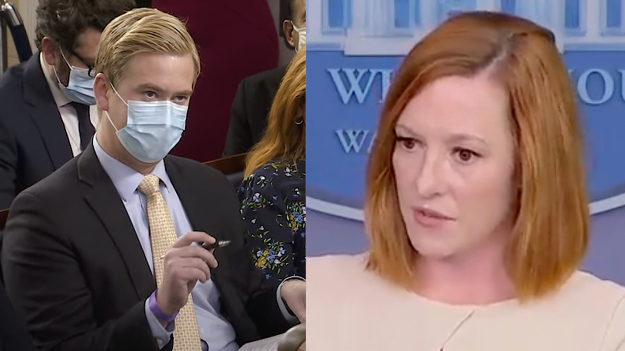 DOOCY Bombs Psaki: 'Has Joe Biden Ever Been Chased into a Restroom by Activists?'