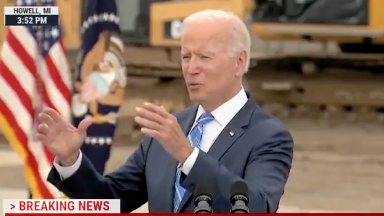 Biden Sells Infrastructure Plan Spouting Old Man Gibberish That ... Maybe You Can Figure Out What He's Saying