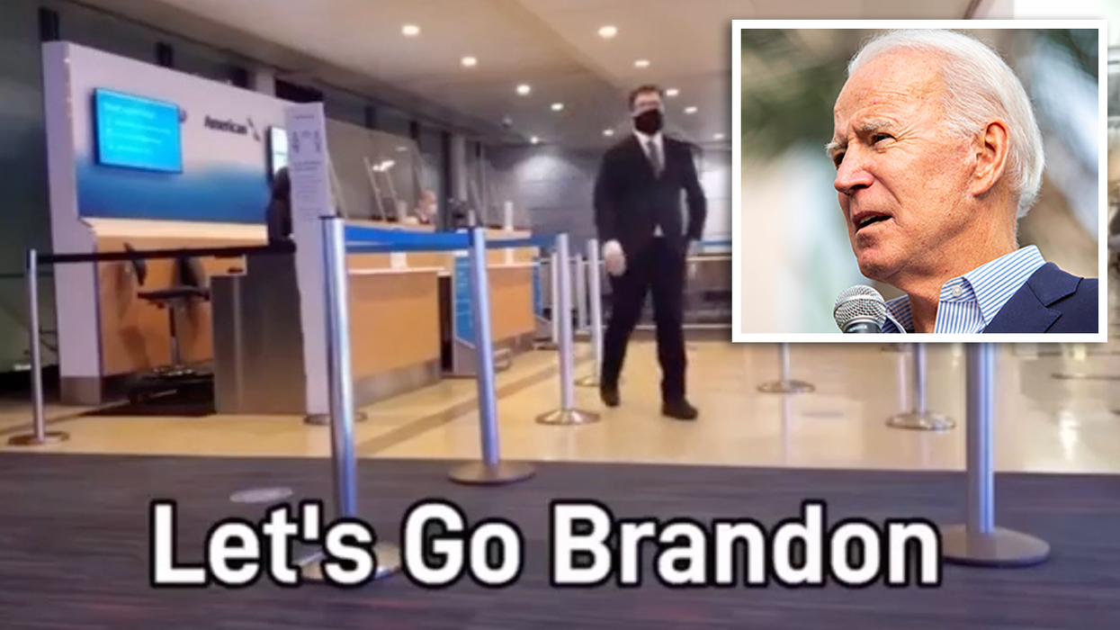 Watch: World's Greatest Troll Gets Chicago Airport to Page 'Let's Go Brandon'