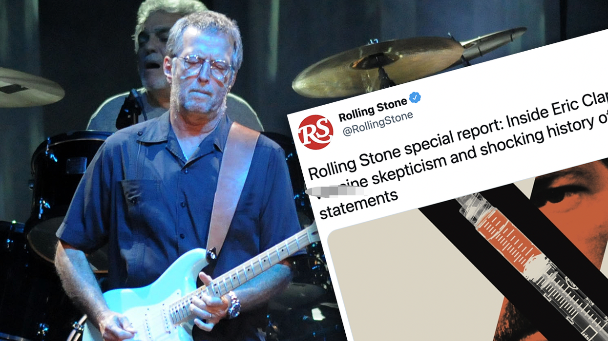 Rolling Stones Publishes Anti-Eric Clapton Hit Piece Because the Artist Dared Question Mandates