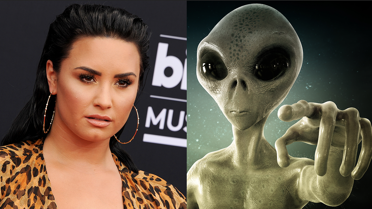 Pop Tart Demi Lovato Declares the Word 'Alien' Offensive. Not Migrants. She Means From Outer Space.