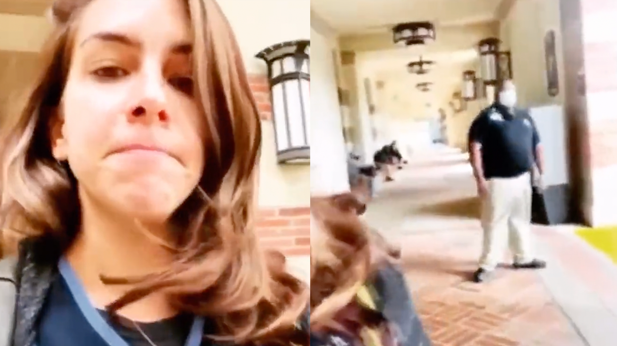 'This is Not Okay': Nurse Gets Escorted Out of Hospital After Not Complying with Mandate