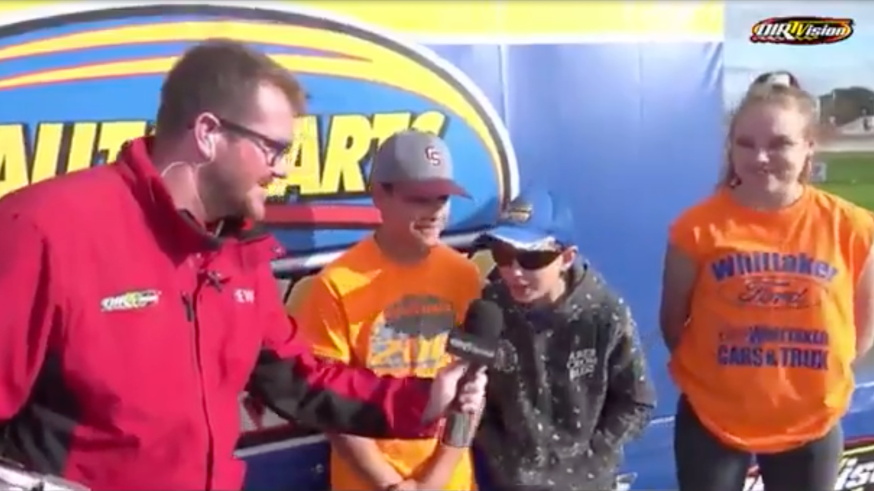 Watch: Little Dude Kicks Off Race Uttering Those Three Immortal Words: 'Let's Go Brandon!'