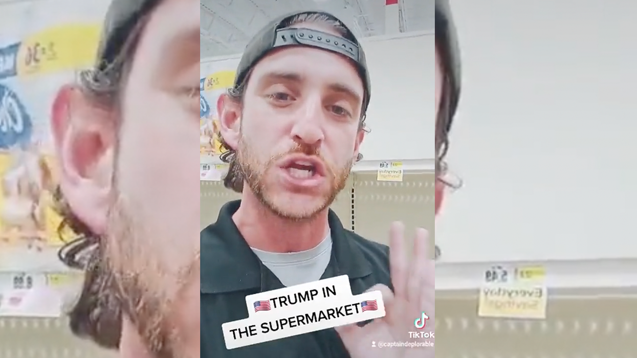 Watch: Dude Nails Perfect Trump Impersonation Blasting Joe Biden for Empty Shelves