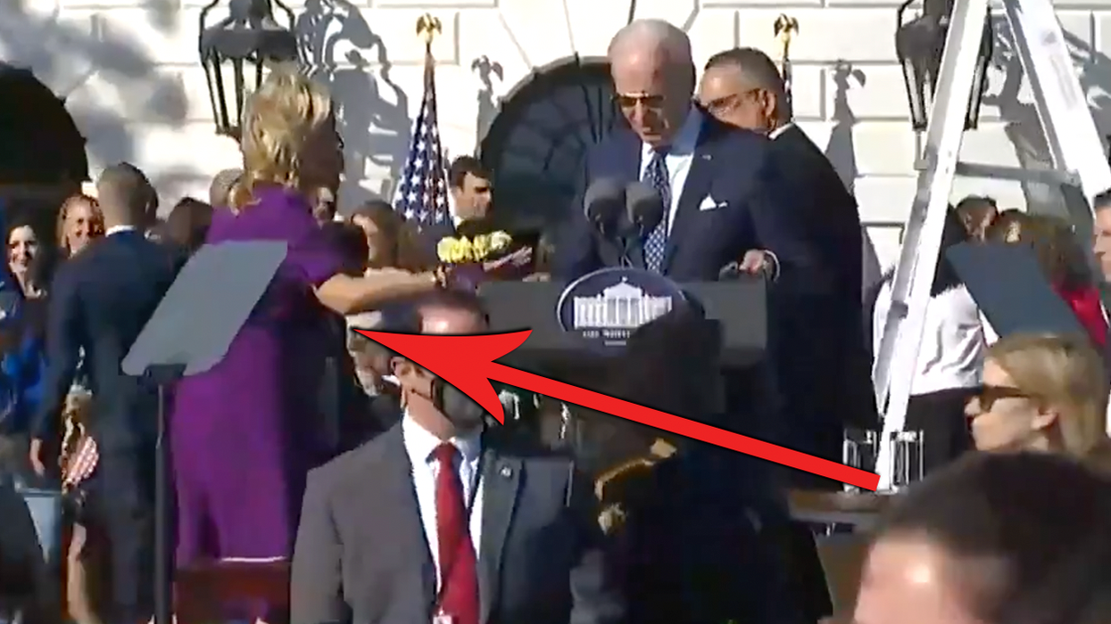 Jill Biden Tries Saving a Confused Joe Biden from Embarrassing Himself, But Fails