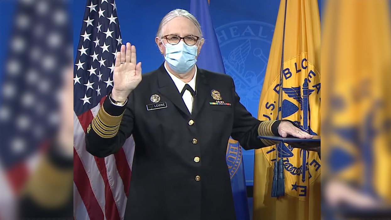 Rachel Levine, America's First Transgender Assistant Health Secretary, Gets Sworn in as Four-Star Admiral