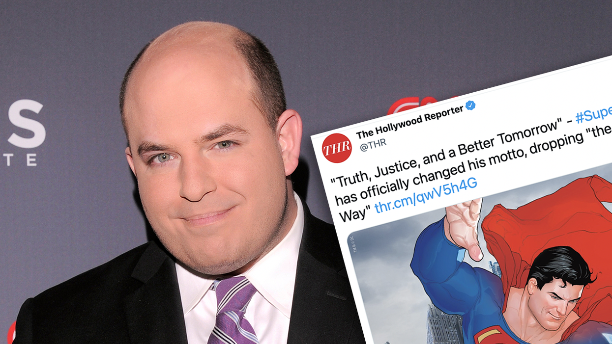 CNN’s Brian Stelter Shares His LOVE of New Globalist Superman