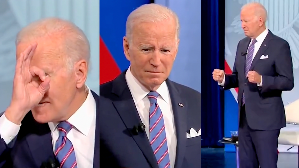 Biden's CNN Fail: Creepy Whispers, and What the Deuce is He Doing with His Hands? (Updated)