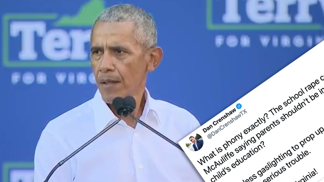 Dan Crenshaw Asks Obama: What's So Phony About the Loudoun County Rape Cover-up?