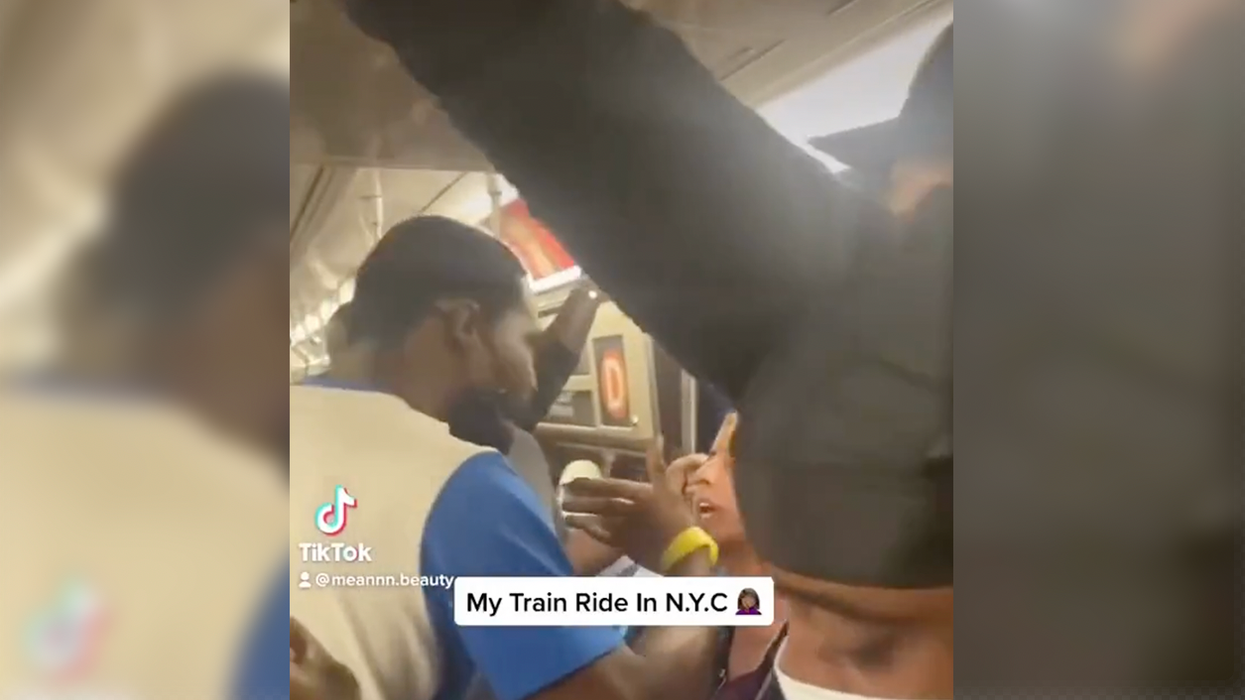 Watch: Loser Punches Woman on Subway While Alleged Men Stand By and Do Nothing