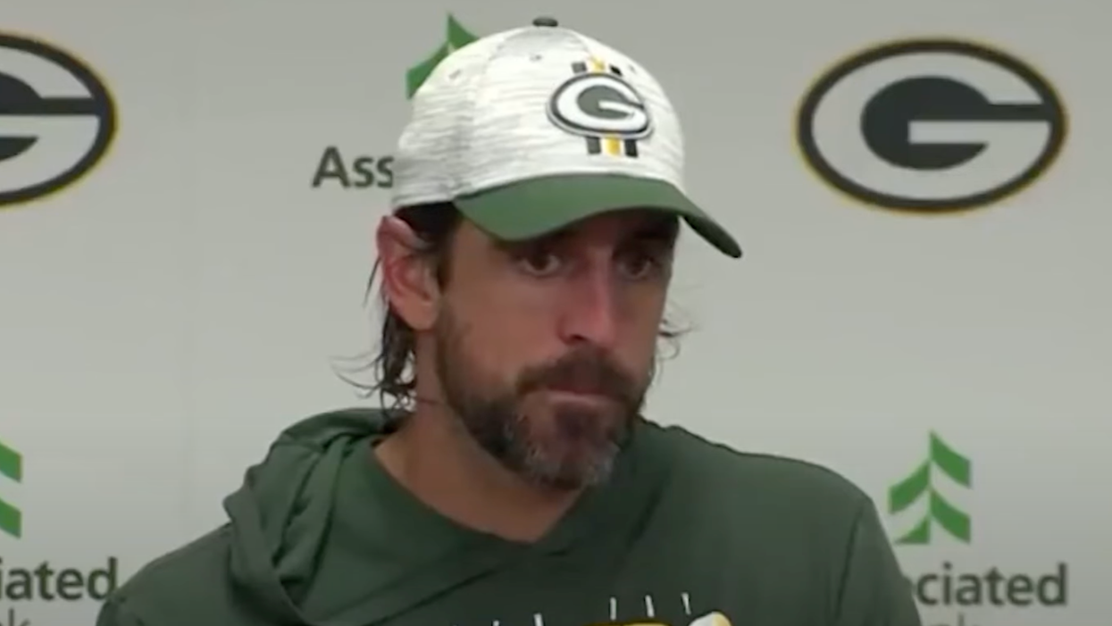 Aaron Rodgers Tests Positive for ... Being a Secret Conservative?