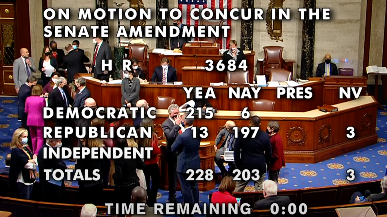 Infrastructure Bill Passes in the House, Handful of Republicans Voted Yes