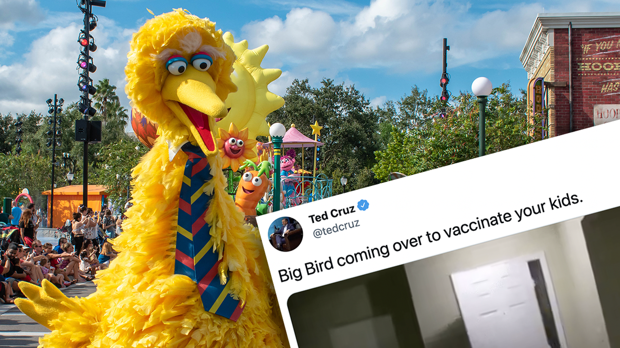 Here's the Real 'Controversy' About Big Bird Getting His Fauci Ouchie