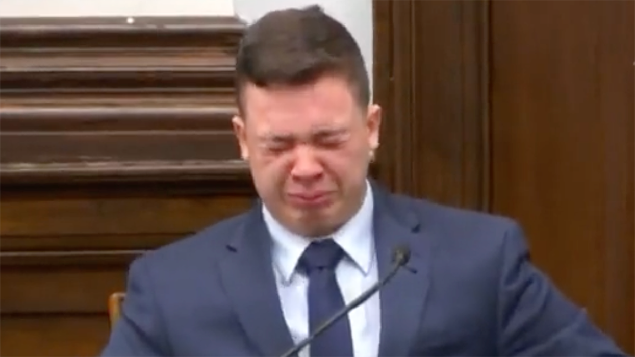 Watch: Kyle Rittenhouse Breaks Down as He Begins to Testify