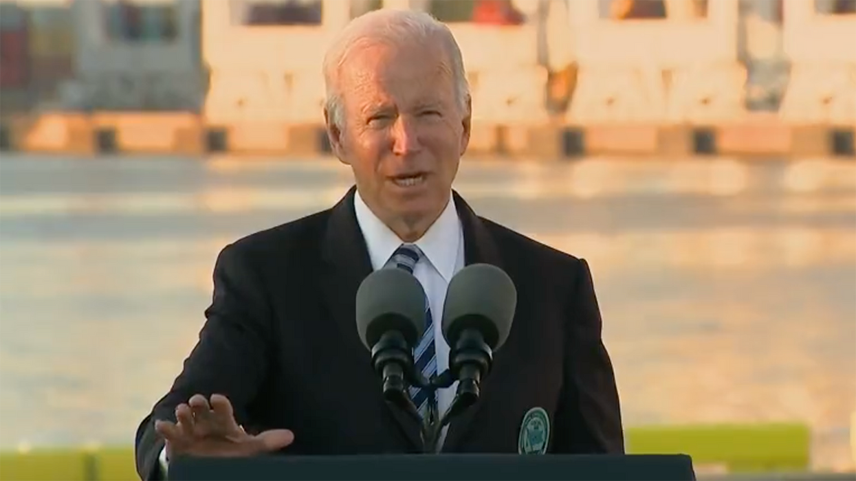 Watch: Joe Biden Blames Supply Chain Issues on Americans, Asks If We Ever Thought We'd Pay This Much for Gas