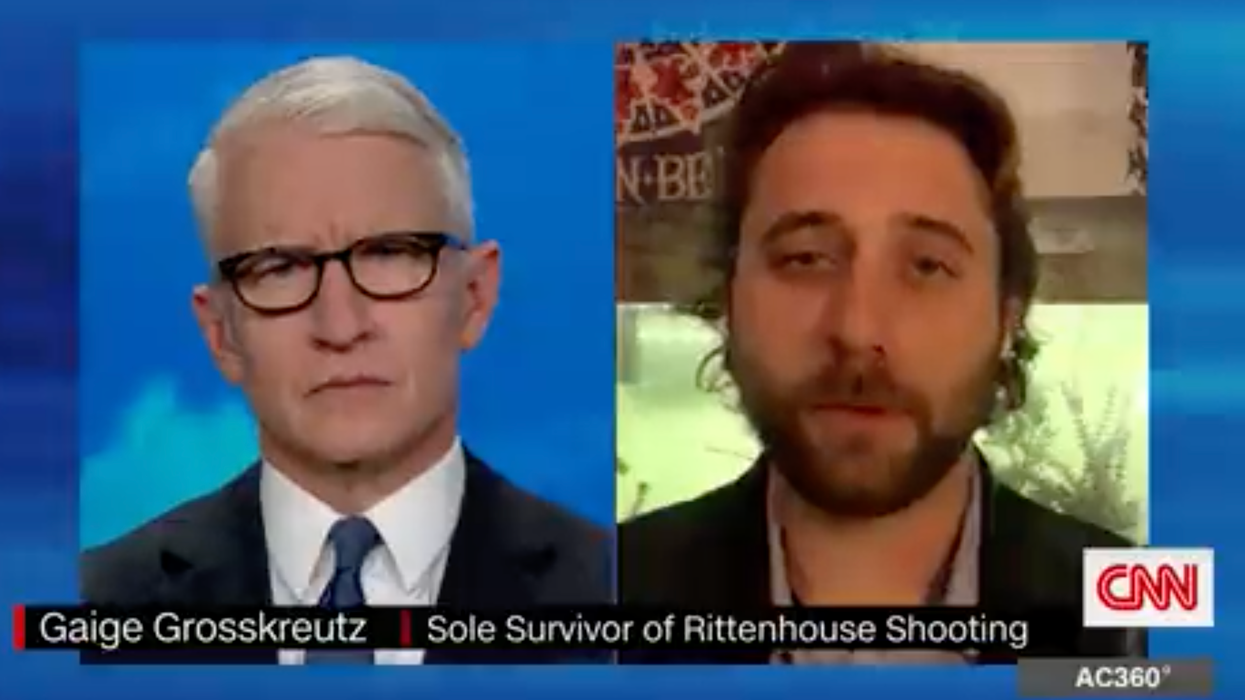 Rittenhouse Trial Witness Gaige Grosskreutz, with His Attorney, Tries Backtracking on His Testimony on CNN