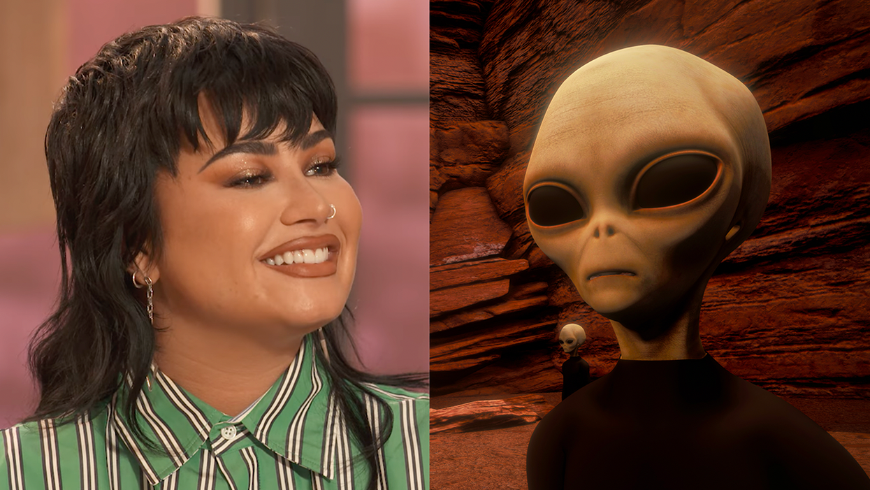Demi Lovato: I've Made Contact With Aliens and Would Absolutely Date One