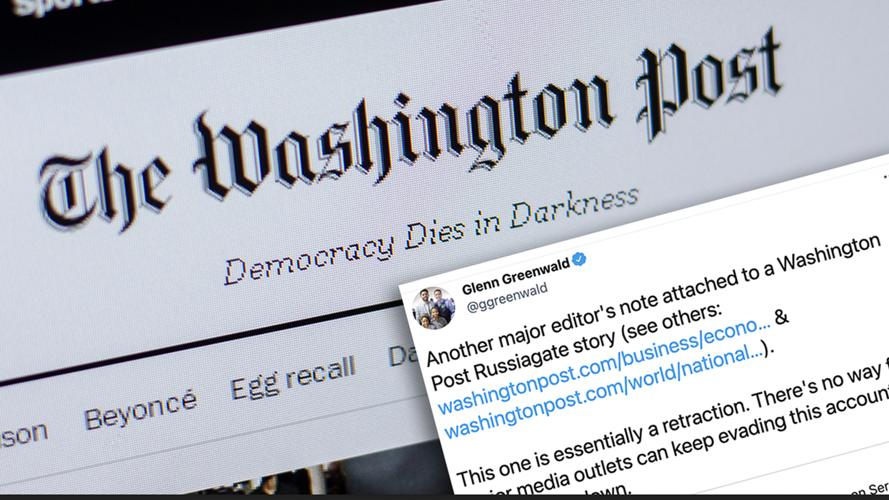 WaPo Forced to Correct "RussiaGate" Articles with Information from New Durham Indictment
