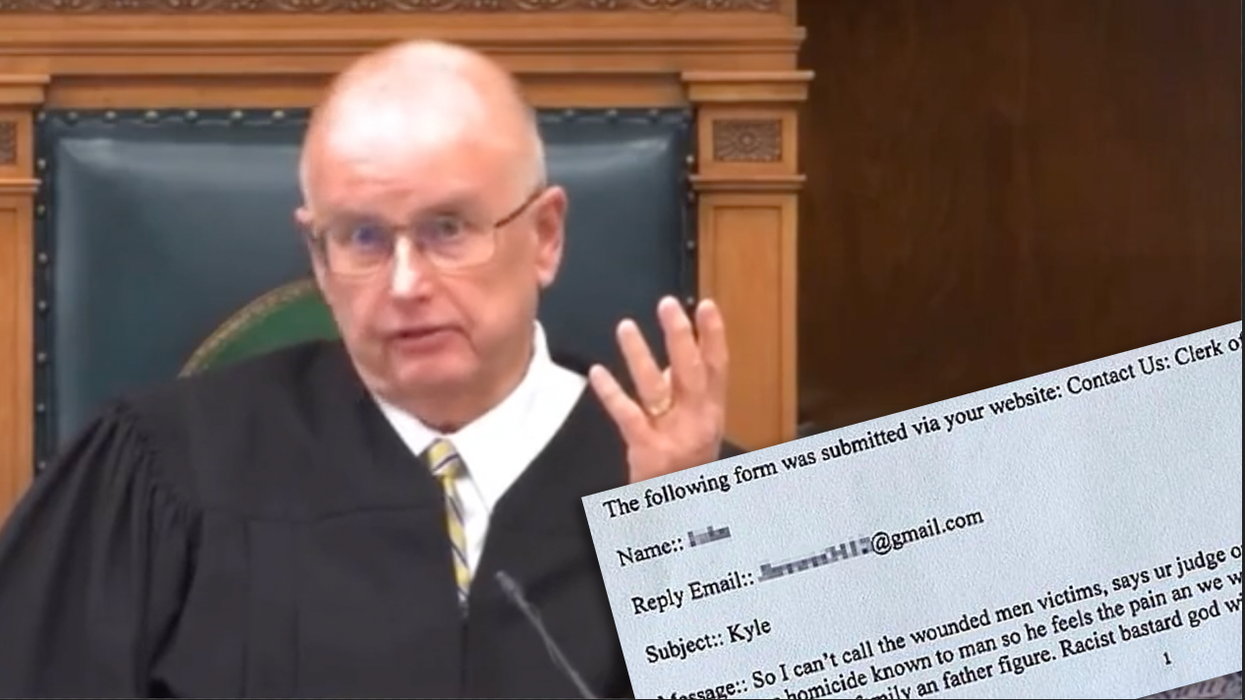 Vile Emails Sent to Rittenhouse Trial Judge Call Him 'Skinhead,' Threaten His Children