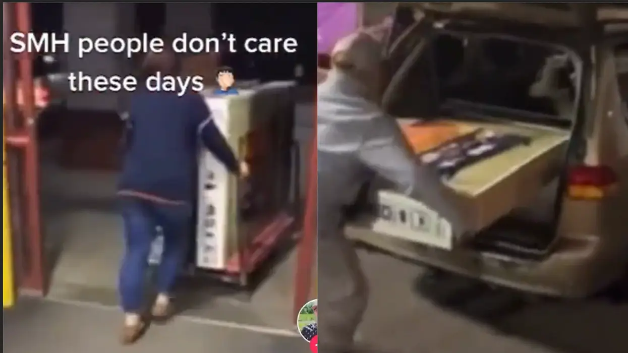 Biden's America: Thieves Casually Walk Out with Multiple Flatscreens, Smuggly Dismiss Police Being Called