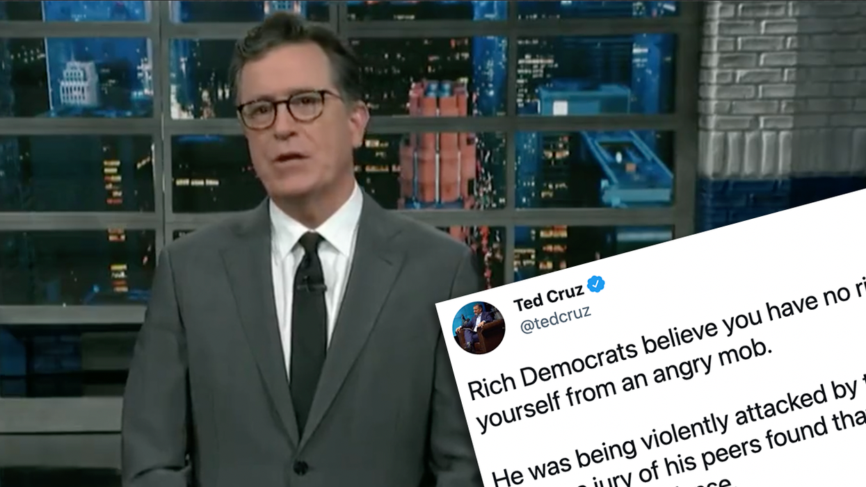 Ted Cruz Hammers Stephen Colbert: Rich Libs Using Kyle Rittenhouse to Take Away YOUR Right to Self Defense