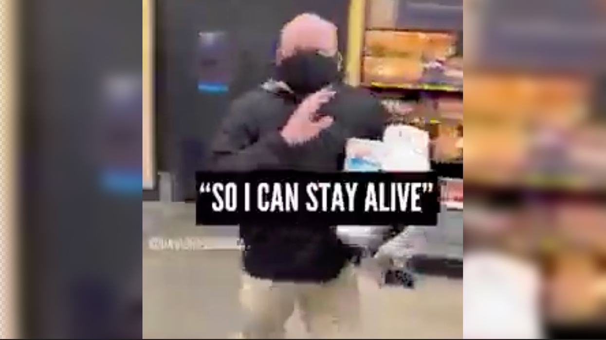 Watch: Mentally Broken Man Sneaks Photo of Maskless Girl, Runs Away When Challenged by Her Father