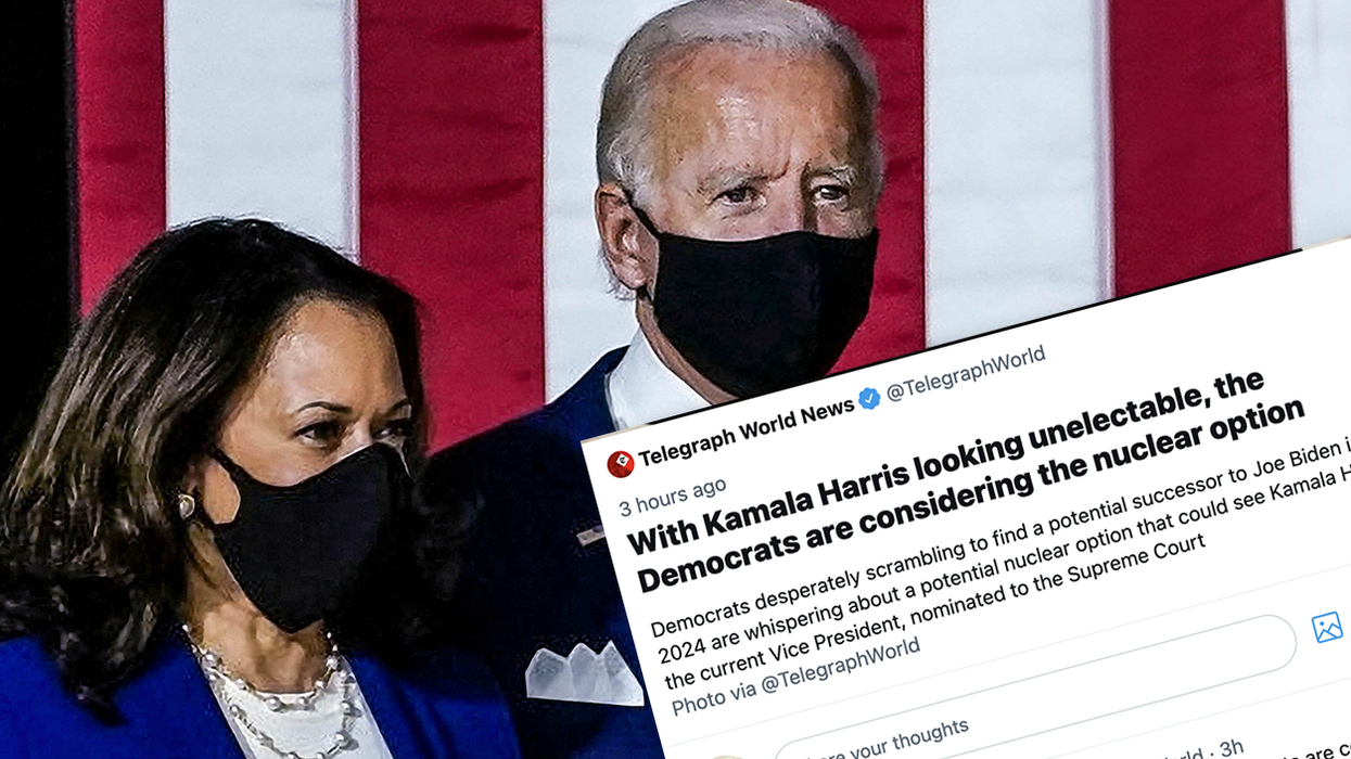 Twitter Promotes Story About Team Biden Kicking 'Unelectable' Kamala Harris to the Curb Before 2024