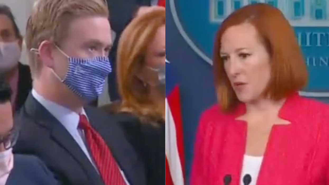 DOOCY Bombs Psaki: Why Should People Follow Biden's Mask Orders When Biden Doesn't Follow Biden's Orders?