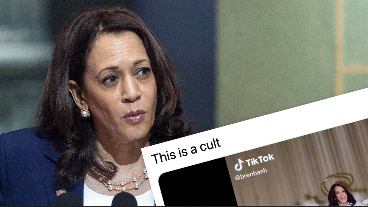 Liberal Unironically Shares TikTok of Their Kamala Harris Christmas Tree Topper