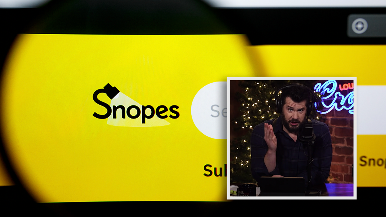 Snopes Just Changed a Rating After Being Fact-Checked by YOU! Take a Bow, Crowder Fans!