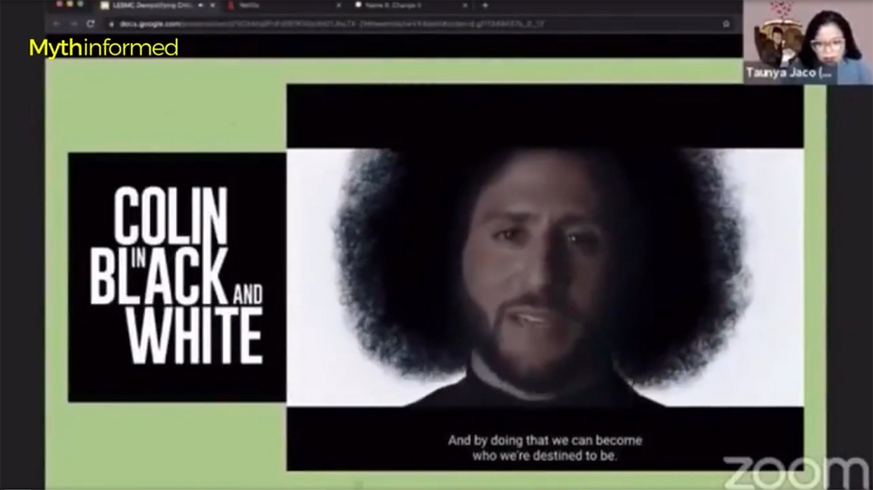 Watch: Woke Teacher Uses Colin Kaepernick Netflix Special in School Lesson About 'White Supremacy'