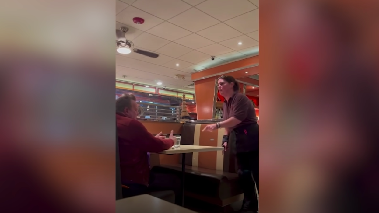“I’ll Kick Your A**": Waitress throws out creepy old guy busted hitting on underage girls