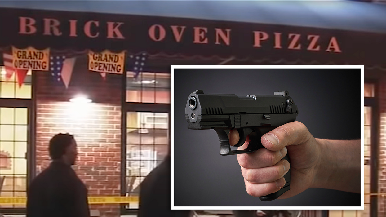 14-Year-Old Son of Pizza Shop Employee Sees Robber Choking His Mom, So He Shoots the Guy in the Face