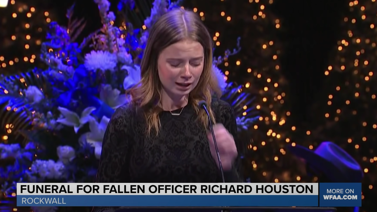 Daughter of Fallen Officer Gives Emotional Eulogy: ‘I Can’t Get Any Part of My Heart to Hate His Killer...’