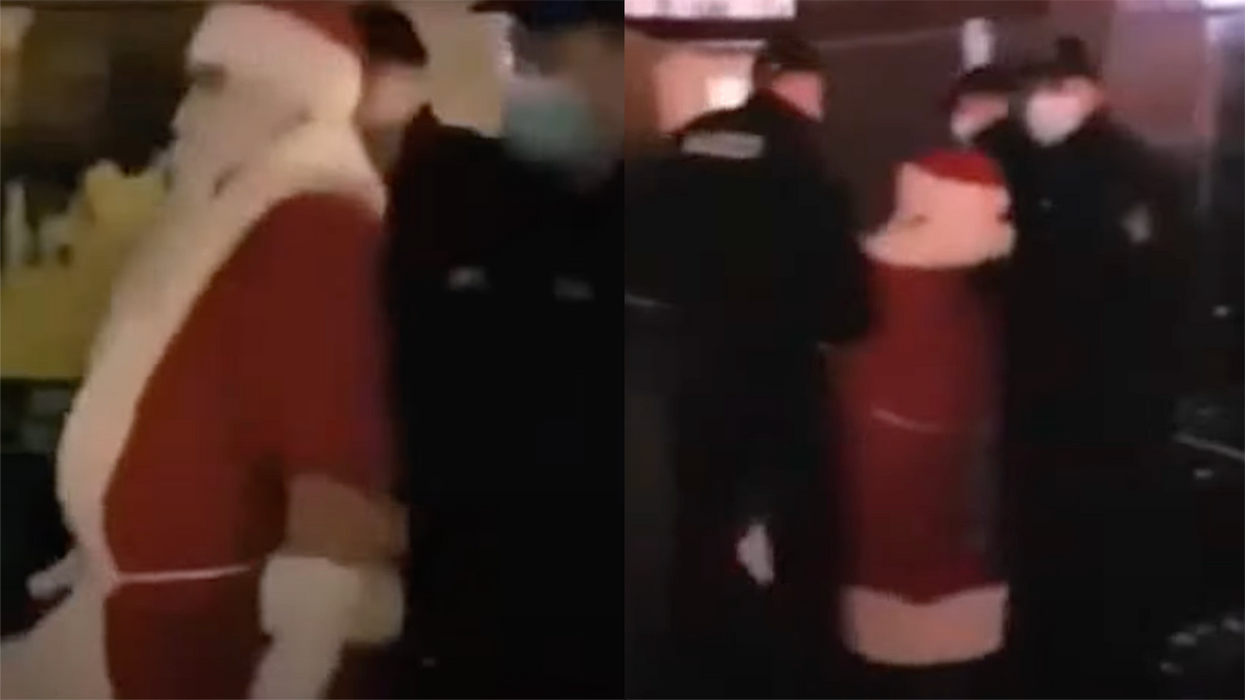 Watch: German Police Arrest Maskless Santa Claus, If You Were Wondering How Things are Going in That Country