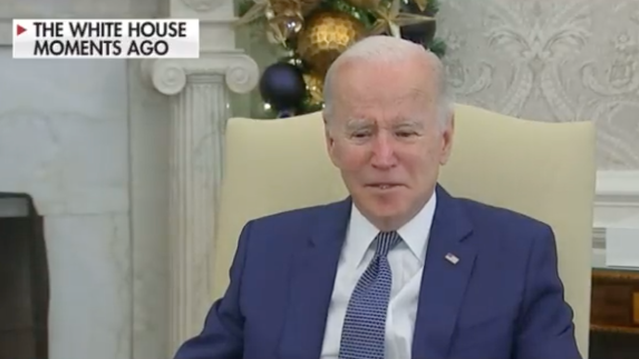 Joe Biden's Visiting Tornado Destroyed Kentucky to (Check Notes) Make Sure People Get Their Booster Shots