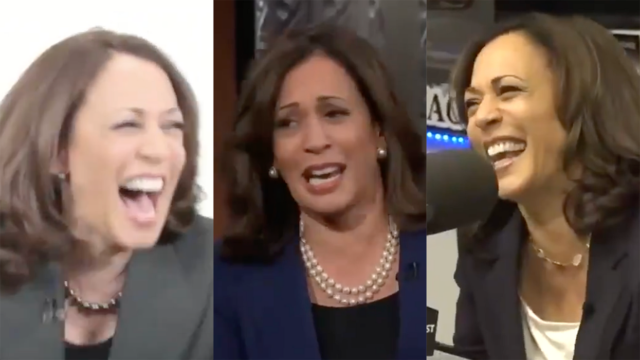 Watch: Kamala Harris Laughs Away How Unlikable She is for Two Minutes Straight