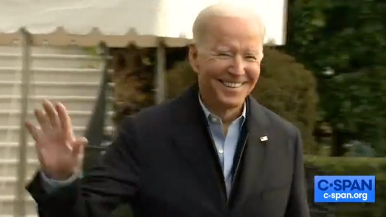 Watch: Joe Biden Laughs at Reporter's Question About the 800,000 Pandemic Deaths Under Biden's Watch