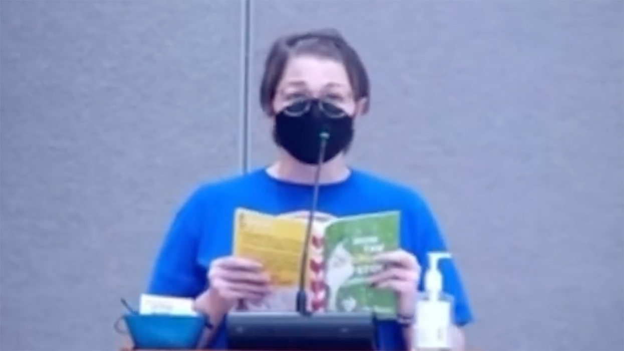 Watch: Insufferable Teacher Reads Dr. Seuss Parody About How Much She Hates Parents at a School Board Meeting