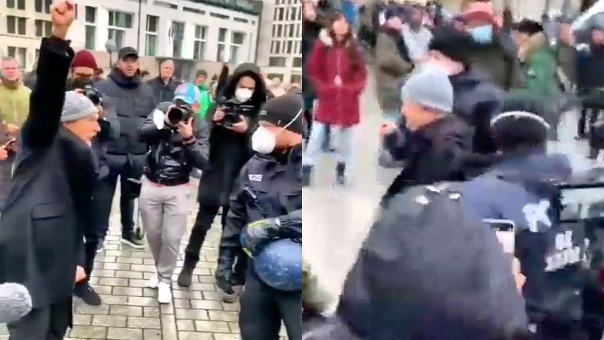 German Protester Calls the Police 'Fascists,' Gets Arrested by Fascist Police for His Trouble