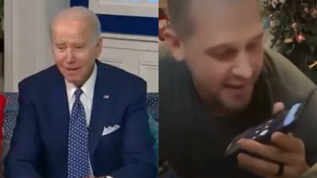 Watch: Guy Tricks Joe Biden Into Saying 'Let's Go Brandon,' Is Now Being Threatened by the Unhinged Left
