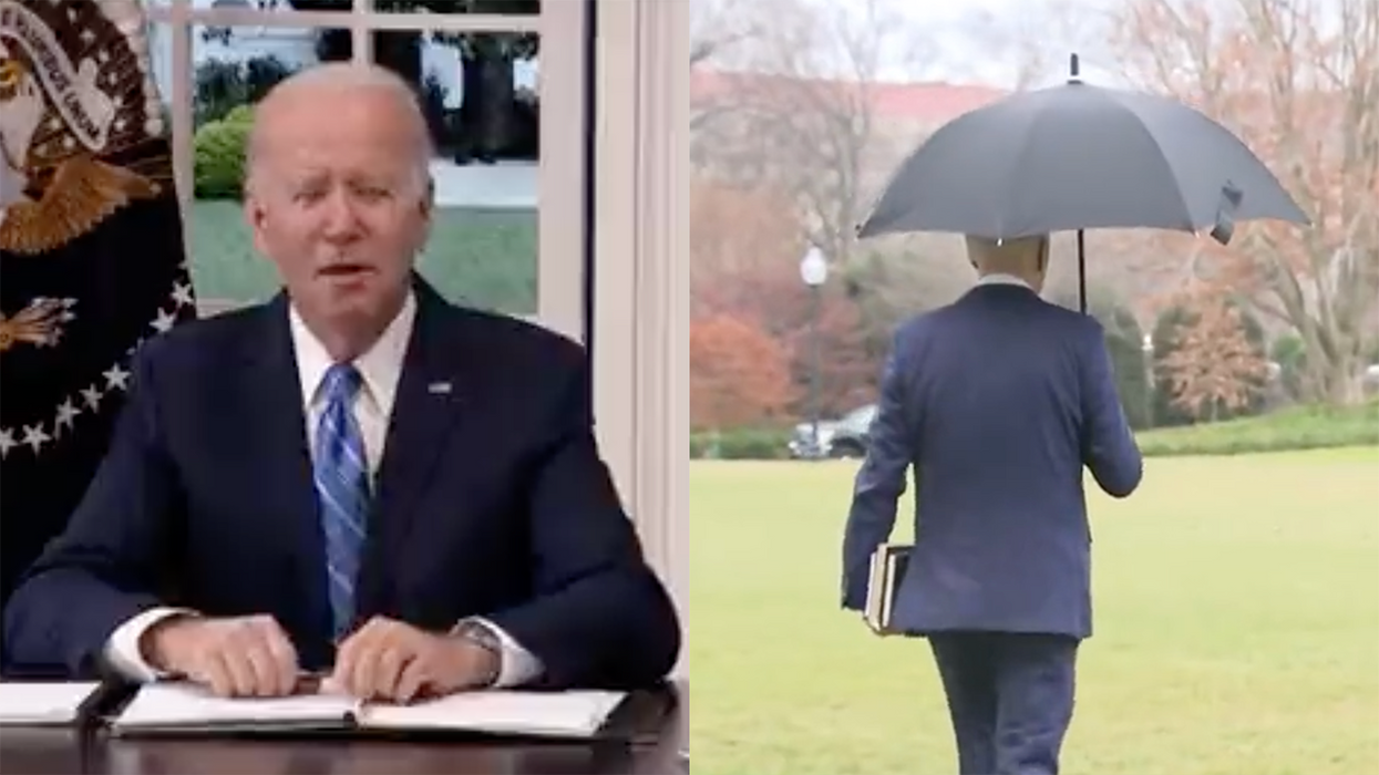 Joe Biden's Embarrassing Surrender on COVID Is Illustrated in These Two Videos