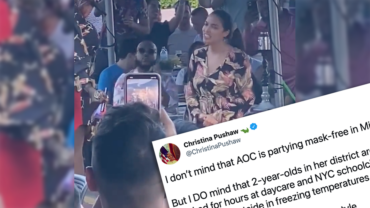 'Not Hypocrisy, It's HIERARCHY' Team DeSantis Wrecks AOC Living It Up Maskless in Miami While NYC Suffers